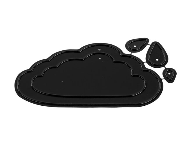PUNCHING STENCIL SET(DEEP EDGE)"CLOUDS & DROPS" 0.5-9.1 X 0.8-4.8CM - 4PCS - Image 5