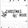 DECORATIVE PULL-OFF MOTIFS "LET IT SNOW" 10X16CM - 2SHEETS