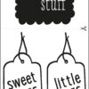 DECORATIVE PULL-OFF MOTIFS "REALLY IMPORTANT" 10X16CM - 2SHEETS