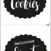 DECORATIVE PULL-OFF MOTIFS "DELICIOUS" 10X16CM - 2SHEETS