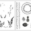 TRANSFER PAPER WITH TEMPLATES "PLANTS" - 5XA4 - Image 3