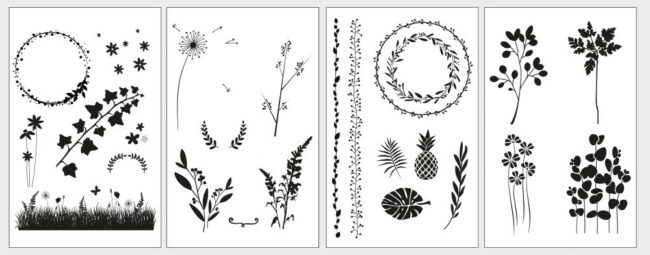 TRANSFER PAPER WITH TEMPLATES "PLANTS" - 5XA4 - Image 3