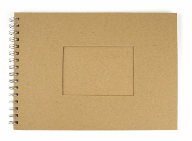 ALBUM WITH PUNCHED PASSEPARTOUT QF RECHTANGLE A4 - 30 SHEETS