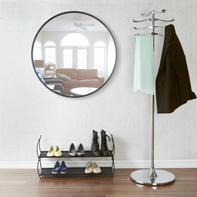 HUB WALL MIRROR BLACK - Image 3