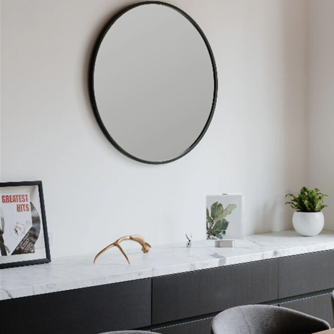 HUB WALL MIRROR BLACK - Image 4