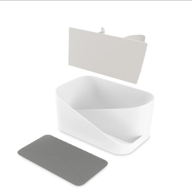 GLAM HAIR TOOL ORGANIZER WHITE-CHARCOAL 26.7X17.1X12.7CM - Image 4