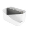 GLAM HAIR TOOL ORGANIZER WHITE-CHARCOAL 26.7X17.1X12.7CM