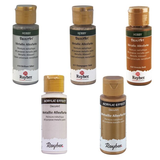 ALL PURPOSE METALLIC PAINT, BOTTLE 59 ML