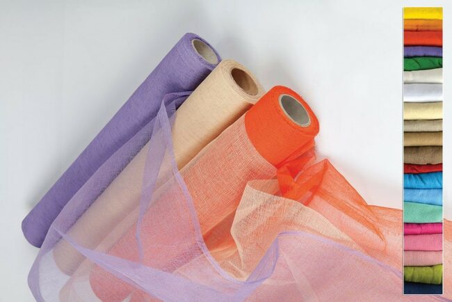 ONE COLOUR FIXED GAUZE 28CMX9,1MT