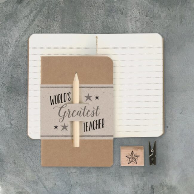 SMALL BOOK-WORLDS GREATEST TEACHER 9X14CM - Image 3