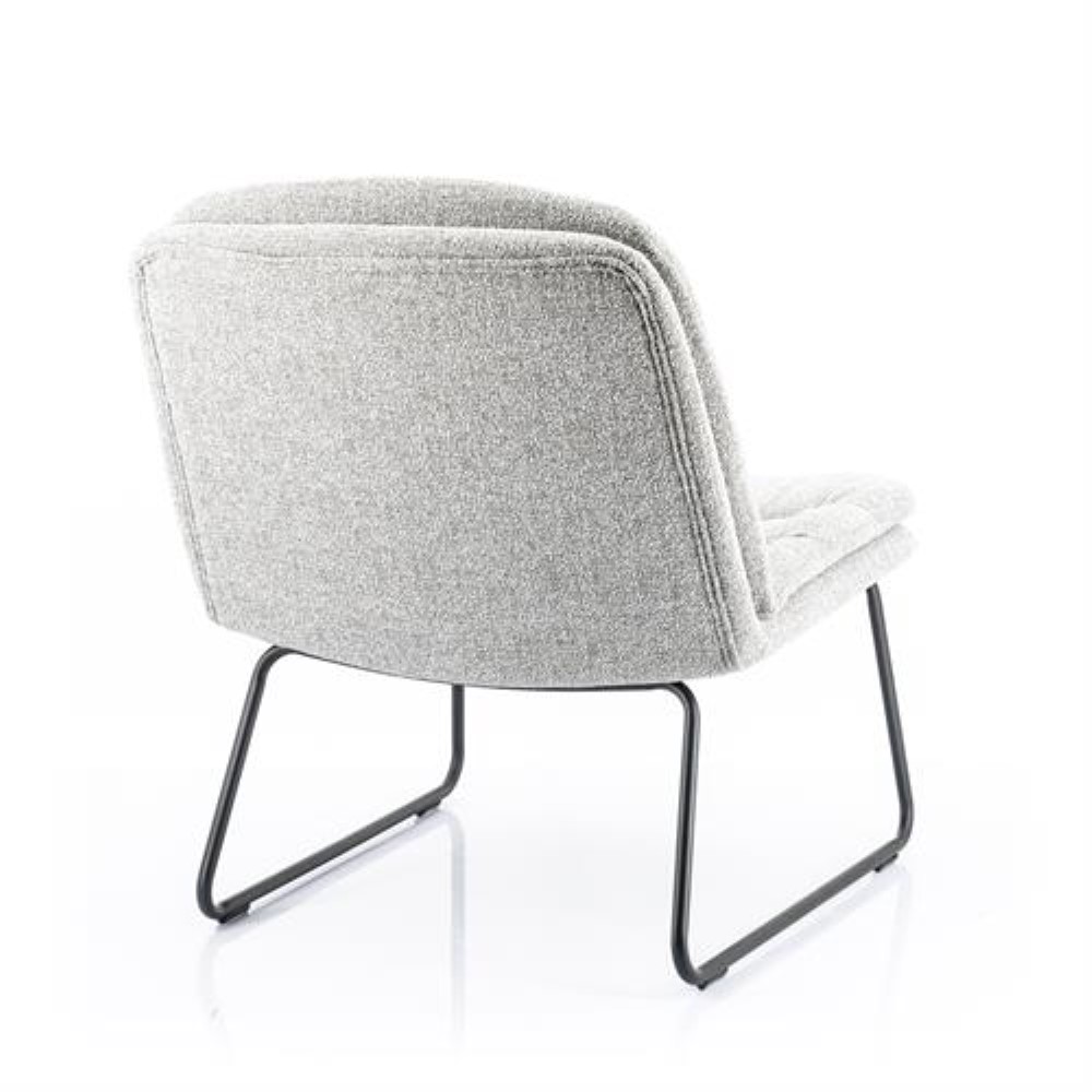 LOUNGE CHAIR BERMO LIGHT GREY 66X74X78CM - Image 2