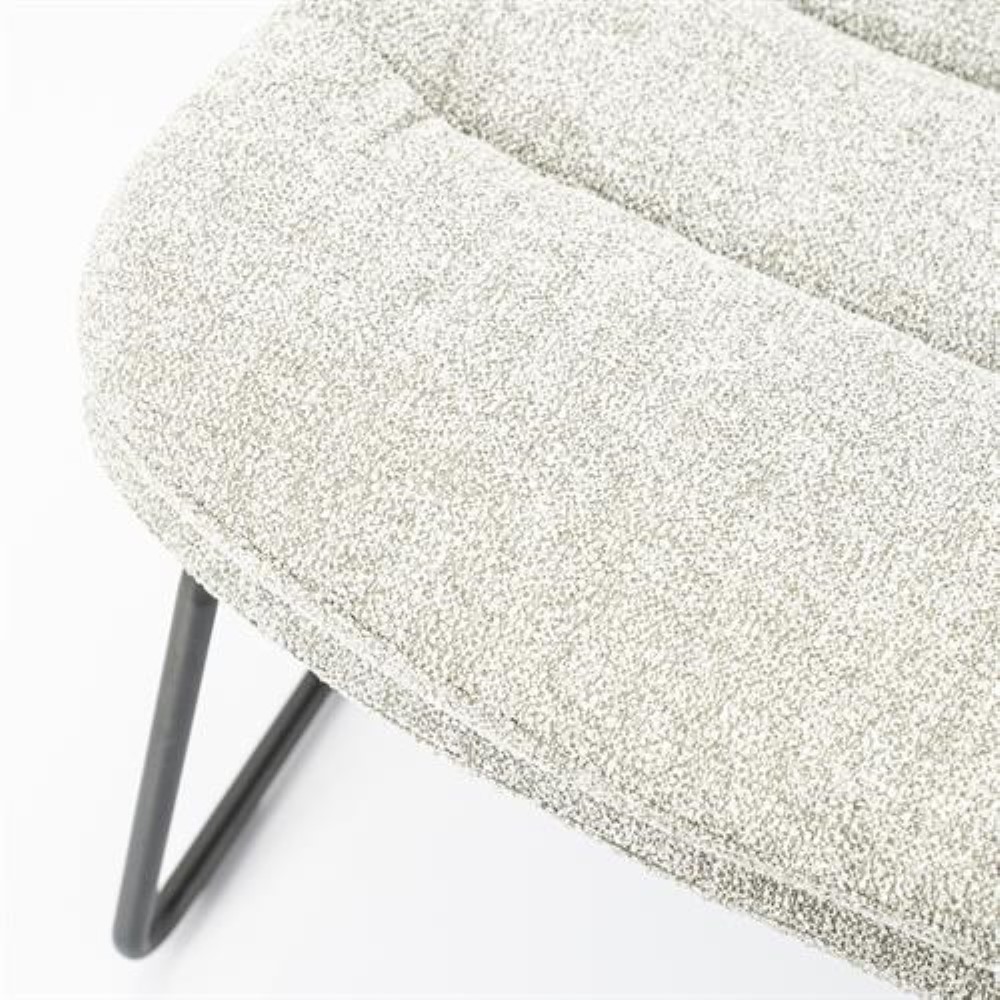 LOUNGE CHAIR BERMO LIGHT GREY 66X74X78CM - Image 3