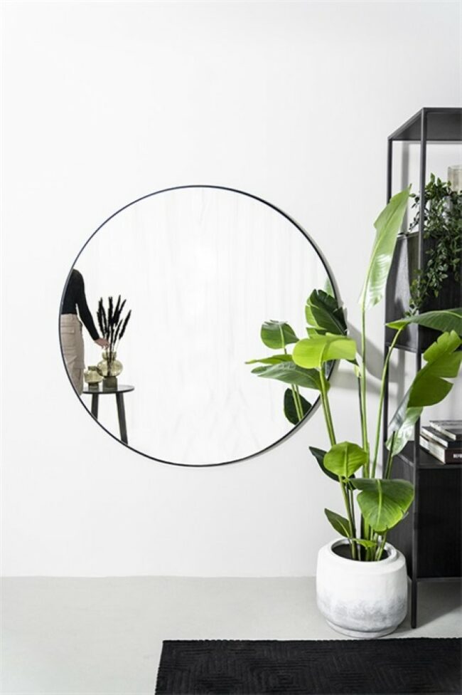 MIRROR IMMENSE BLACK 120X120X1,5CM - Image 2