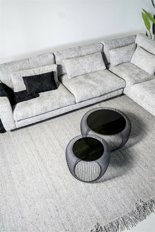 CARPET WOOLIE LIGHT GREY 200X290CM - Image 2