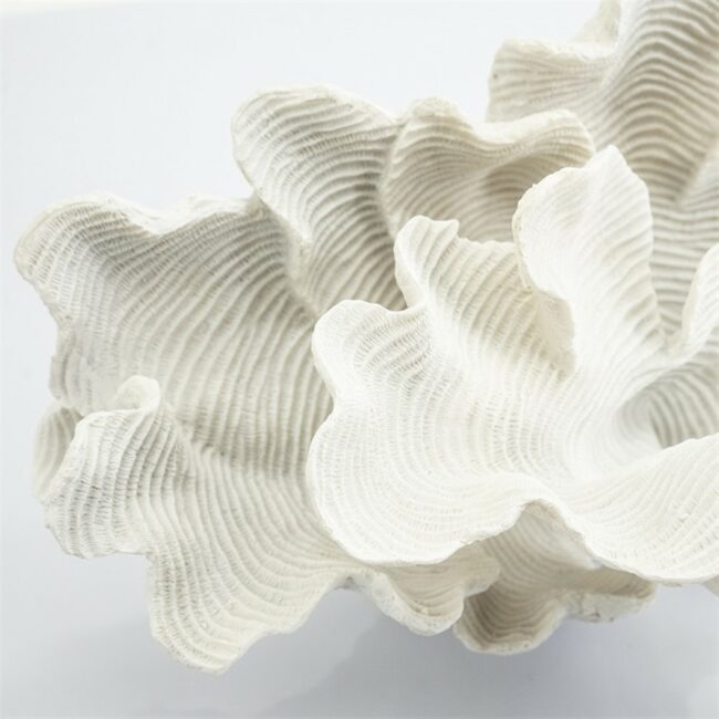 ARTIFICIAL CORAL COSCINA WHITE 51X27X26CM - Image 2