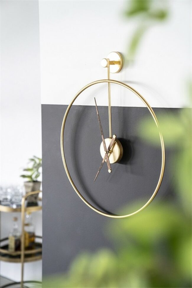 WALL CLOCK SUNDIAL SMALL GOLD 50X6X50CM - Image 3