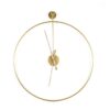 WALL CLOCK SUNDIAL LARGE GOLD 70X6X76CM