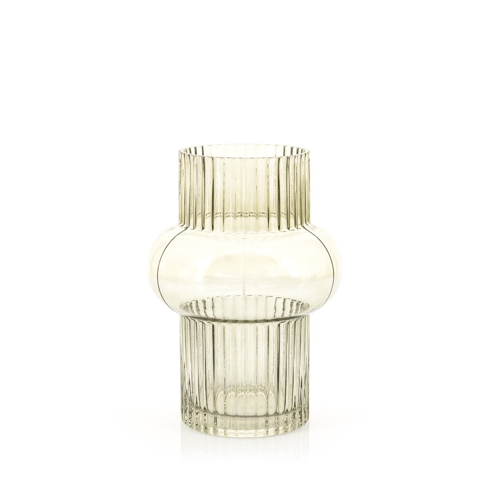 VASE FLOW 2 - GREY 17,5x17,5x25 cm