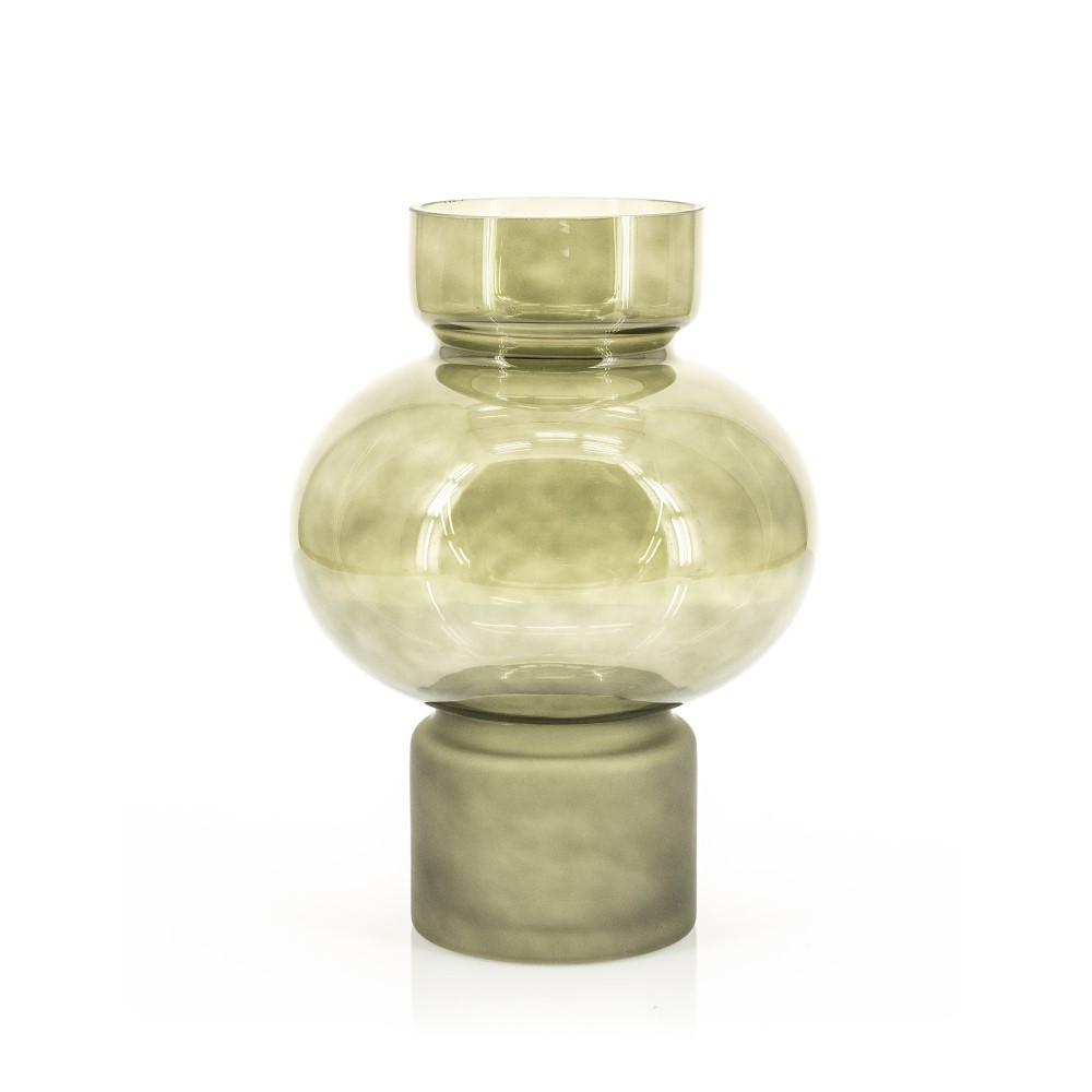 VASE FLOW 4 - GREEN 22x22x30 cm