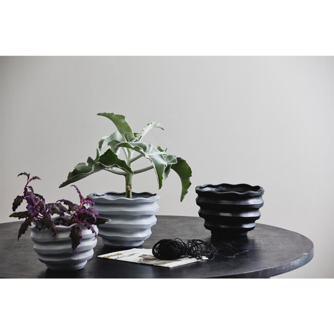 KAWAU FLOWER POT BLACK LARGE - Image 3