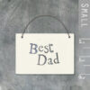 LITTLE WORD SIGN - BEST DAD 3X2.5CM - Image 2