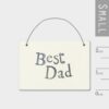 LITTLE WORD SIGN - BEST DAD 3X2.5CM