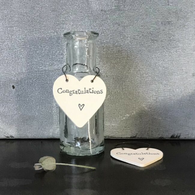 LITTLE HEART SIGN CONGRATULATIONS 3X6X0.1CM - Image 3