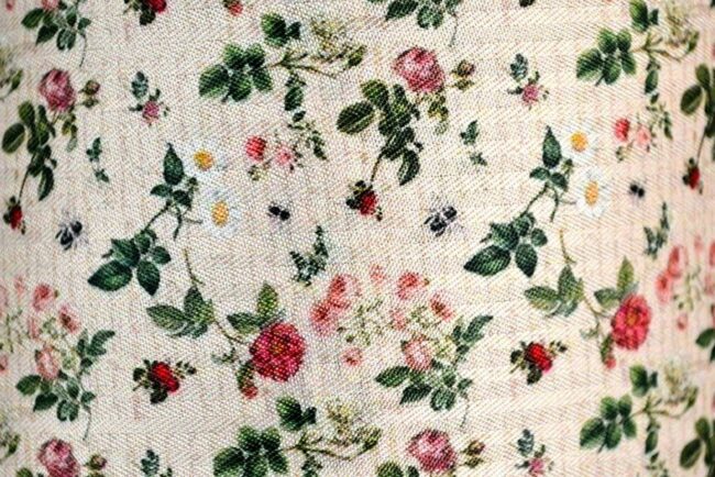 POPLINA FLOWER LE CAMPAGNE 50CMX5MT - Image 2