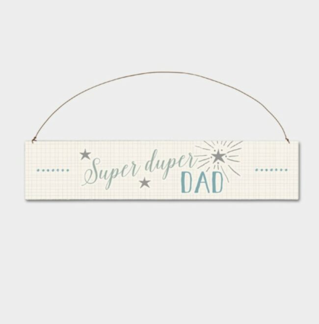 WOOD SIGN SUPER DUPER DAD