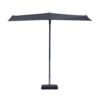 POLYESTER PARASOL UMBRELLA SUN WAVE GREY 7.5KG 270X150CM