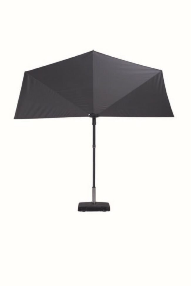 POLYESTER PARASOL UMBRELLA SUN WAVE GREY 7.5KG 270X150CM - Image 5