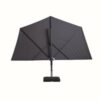 POLYESTER PARASOL UMBRELLA SUN WAVE GREY 7.5KG 270X150CM - Image 4