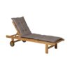 SUNLOUNGER CUSHION BASIC TAUPE 60X200CM - Image 2