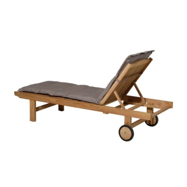 SUNLOUNGER CUSHION BASIC TAUPE 60X200CM - Image 3