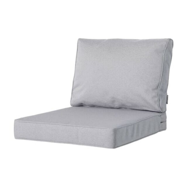 WR LOUNGE BACK CUSHION LUXE OUTDOOR MANCHESTER PROFI-LINE LIGHT GREY 60X43CM - Image 3