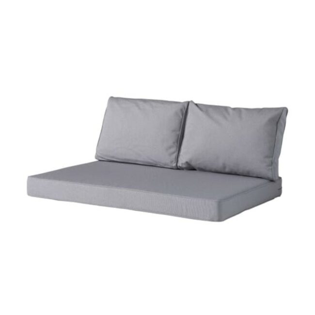 WR PALLET LOUNGE CUSHION OUTDOOR MANCHESTER LIGHT GREY 120X80CM - Image 3