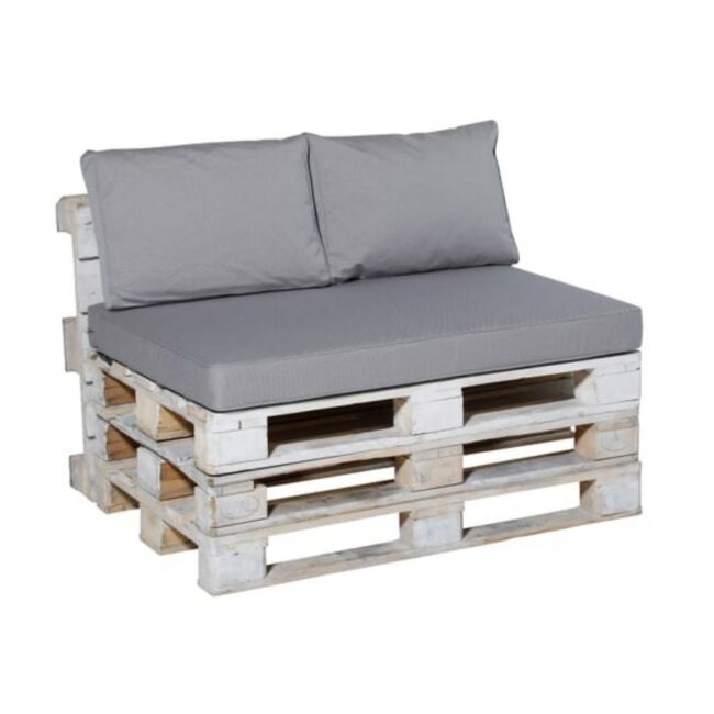 WR PALLET LOUNGE CUSHION OUTDOOR MANCHESTER LIGHT GREY 120X80CM - Image 4