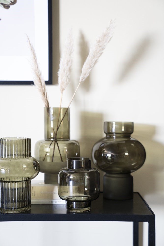 VASE FLOW GREEN 15X15X18CM - Image 3