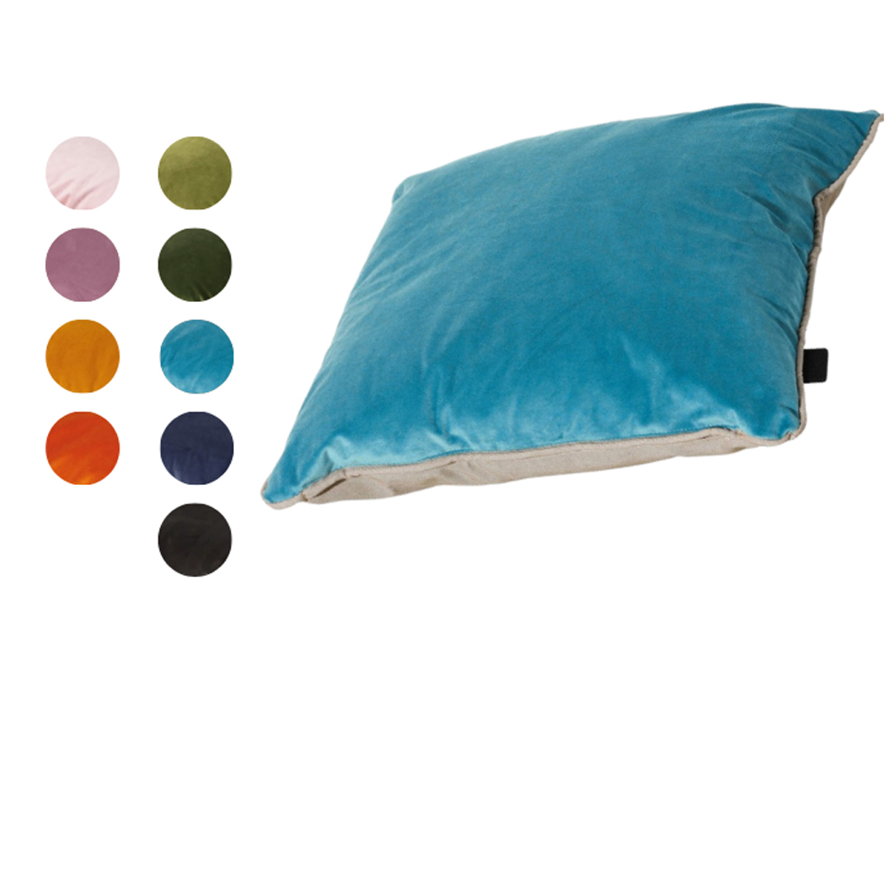 DECORATIVE CUSHION VELVET PANAMA LINNEN 45X45CM
