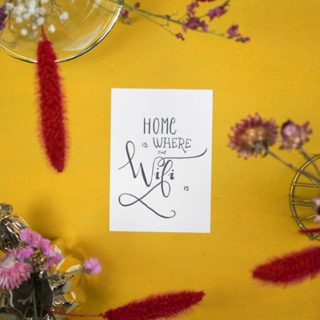 POSTCARDS HOME WIFI A6