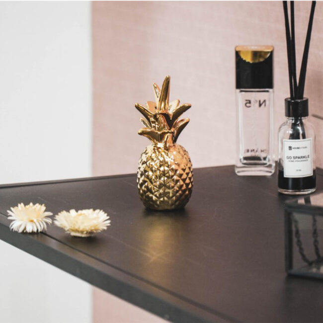 GOLDEN PINEAPPLE FIGURINE 5X5X11CM - Image 5