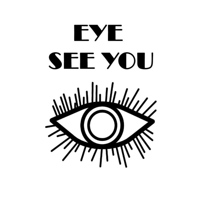 POSTCARD EYE SEE YOU A6
