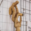 HANGING MONKEY LAMP GOLD 23X36X11CM - Image 2