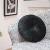 ROUND PILLOW BLACK 35CM - Image 2
