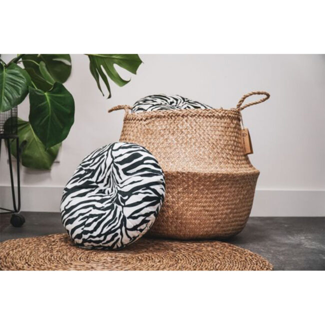 ROUND ZEBRA PILLOW 35CM - Image 3