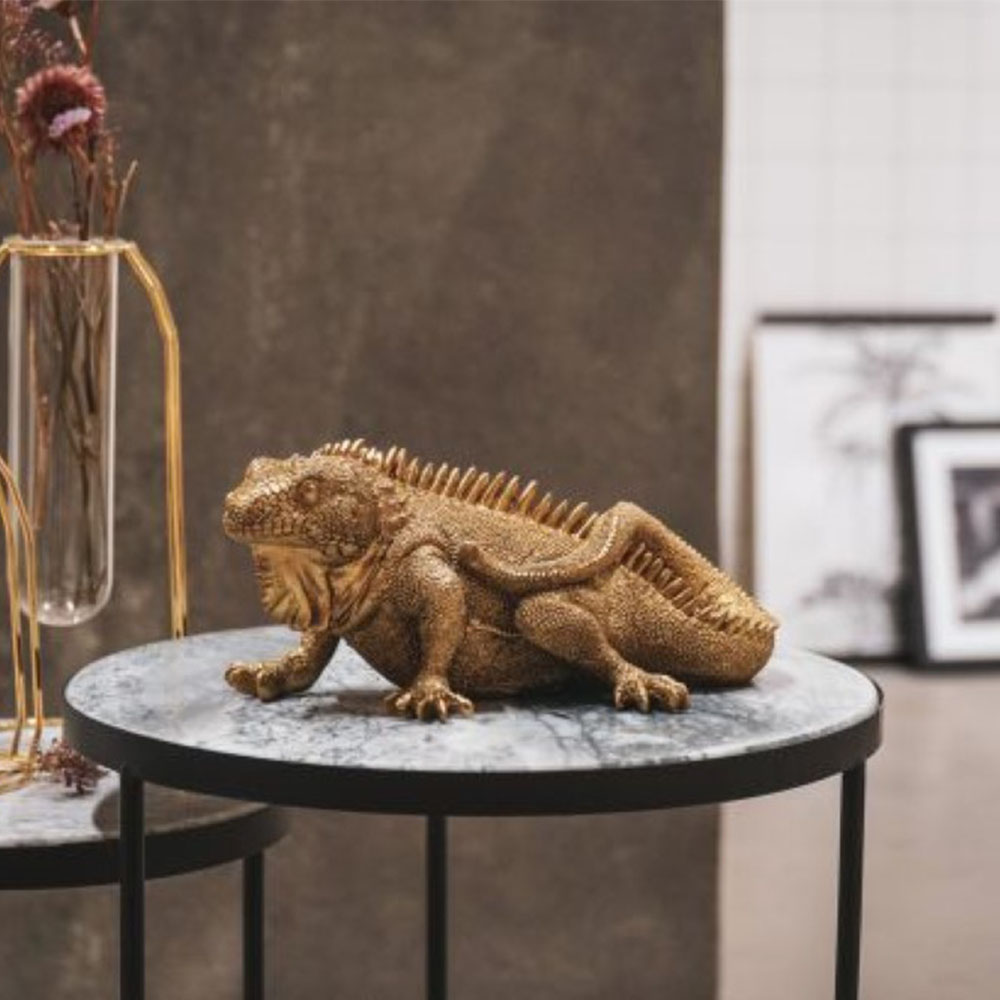 IGUAN GOLD 25X15X11.5CM - Image 3