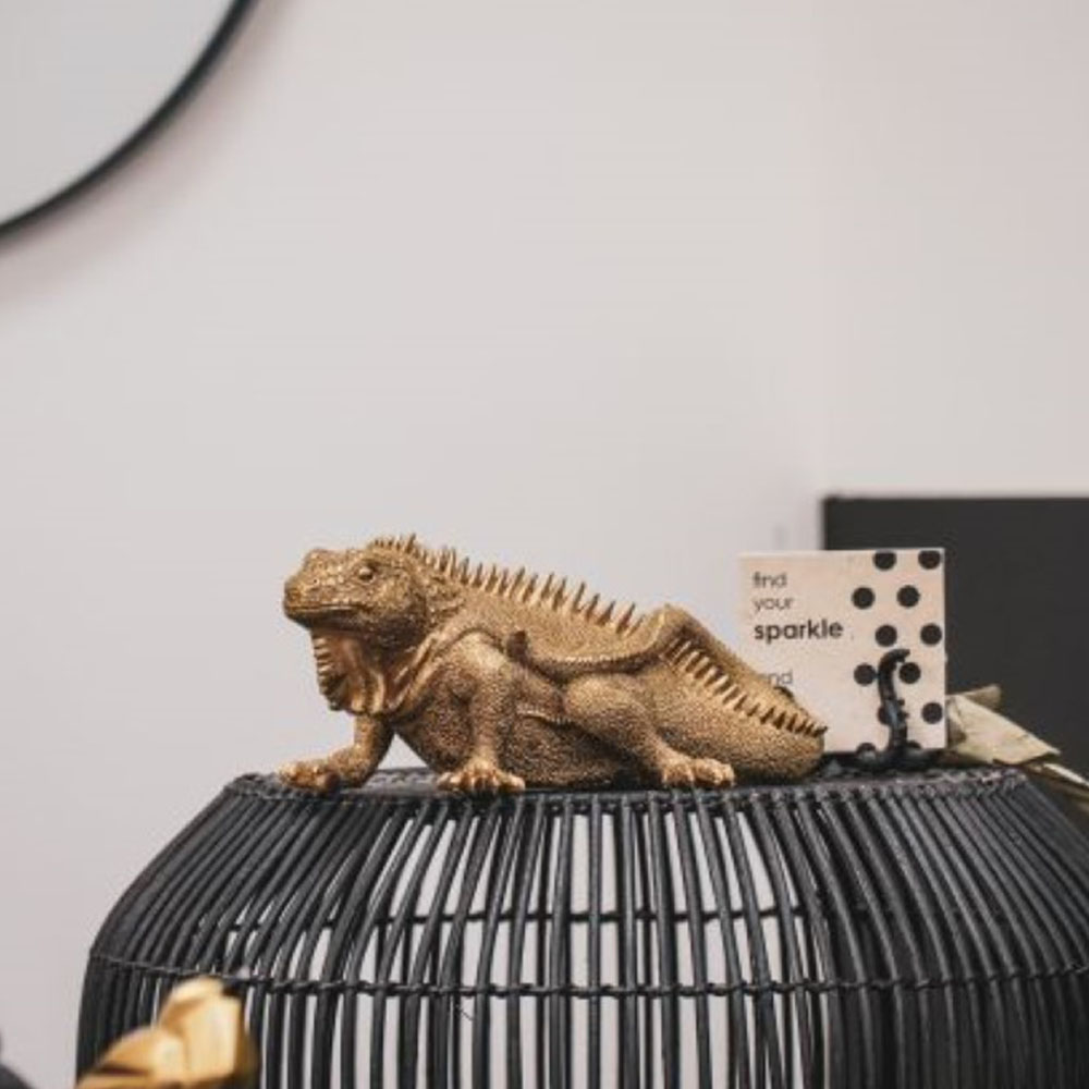 IGUAN GOLD 25X15X11.5CM - Image 2