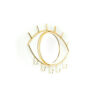 EYE MIRROR WITH HOOKS - GOLD - Image 2