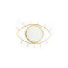 EYE MIRROR WITH HOOKS - GOLD