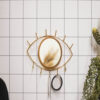 EYE MIRROR WITH HOOKS - GOLD - Image 3